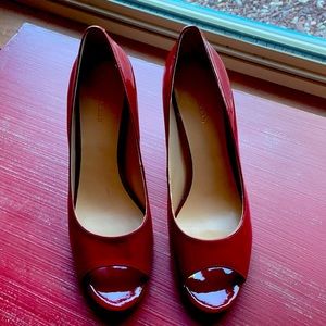 Cole Haan gorgeous Red patent leather heels.